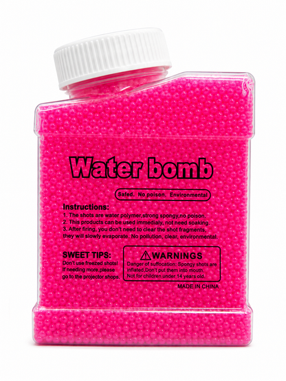 Water Gel Beads Ammo Refill (7-8mm) for Gel Blaster Toy Guns – Eco-Friendly Non-Toxic Water Bombs for Outdoor Play & Sensory Toys