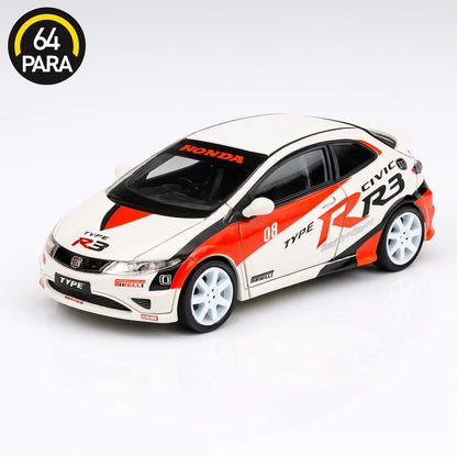 Para64 1:64  2007 Honda Civic Type R FN2 Race Livery Diecast Car Model