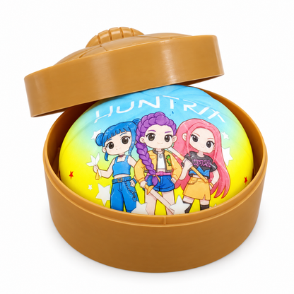 K-Pop Girls Rainbow Mystery Squishy Dumpling Toy for Kids – Surprise Colour Sensory Fidget & Stress-Relief Toy, Ages 3+ (Random 1 Piece)