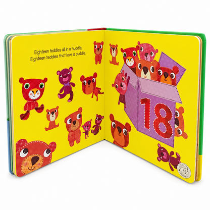 Let’s Learn Counting 3D Come-to-Life Interactive Book with Free App – Early Number Learning Educational Book for Kids