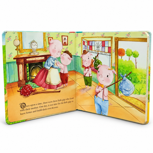 Flipped Magic The Three Little Pigs 3D Come-to-Life Interactive Story Book with Free App – Read, Learn & Enjoy Augmented Reality Fairy-Tale Adventures for Kids
