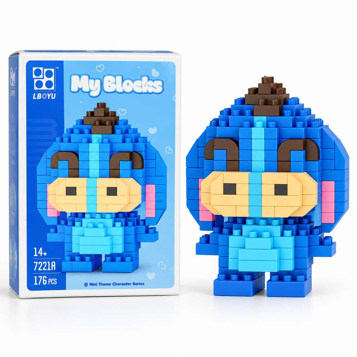 Micro Building Blocks Character Figure – DIY Mini Brick Puzzle Toy with Display Model, Assorted Character Designs, 3+ Years