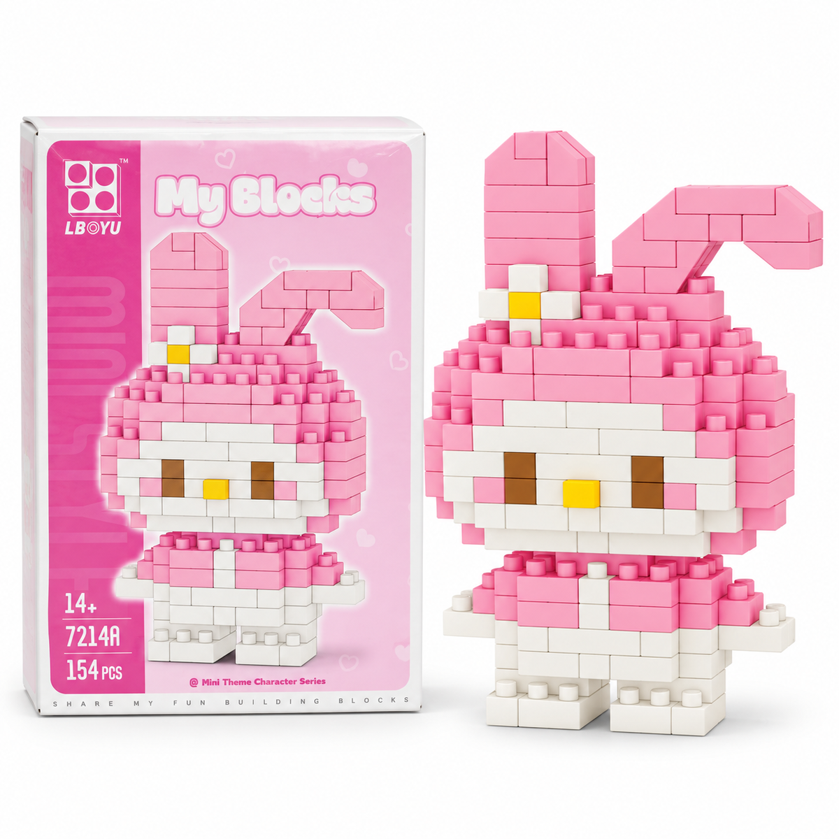 Micro Building Blocks Character Figure – DIY Mini Brick Puzzle Toy with Display Model, Assorted Character Designs, 3+ Years