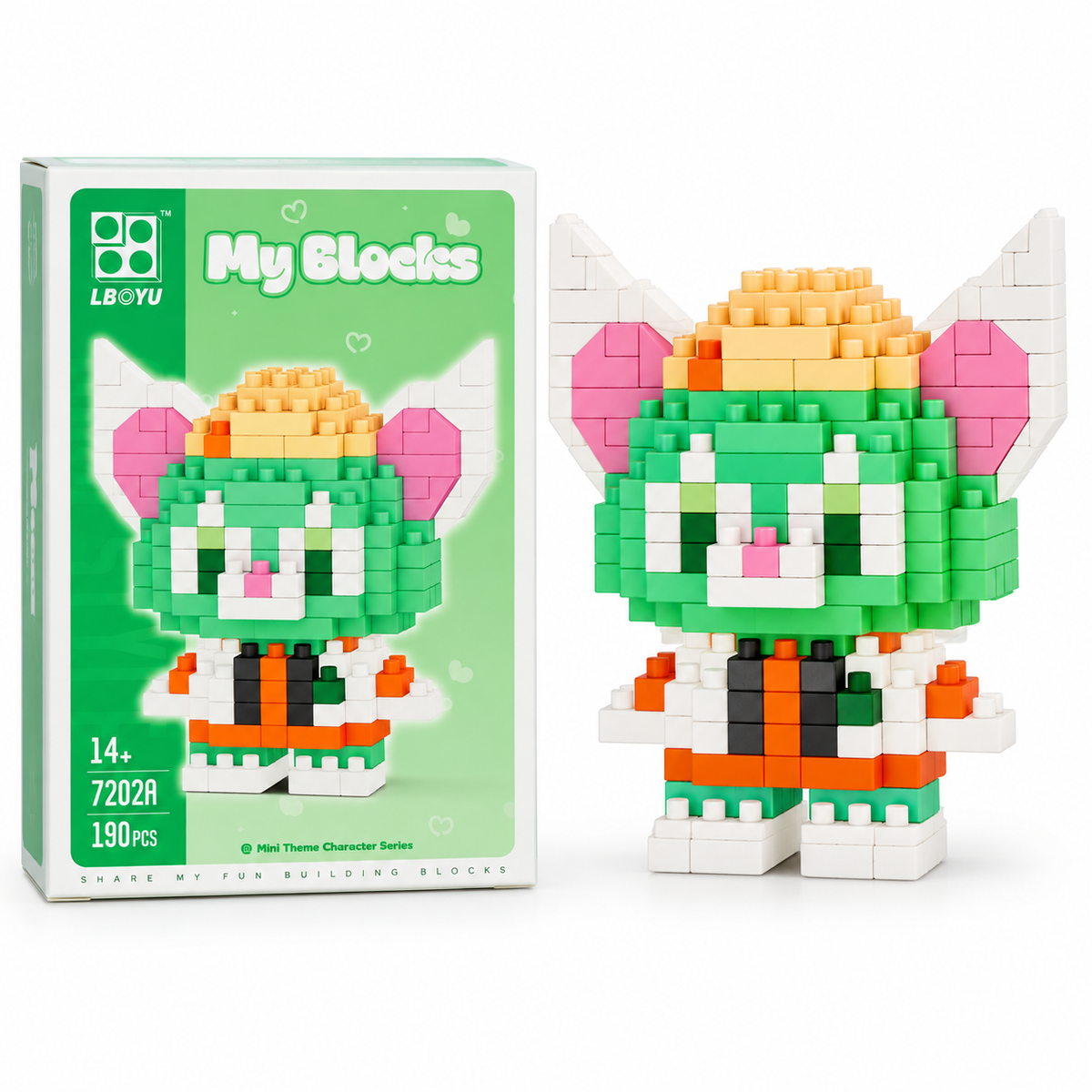 Micro Building Blocks Character Figure – DIY Mini Brick Puzzle Toy with Display Model, Assorted Character Designs, 3+ Years