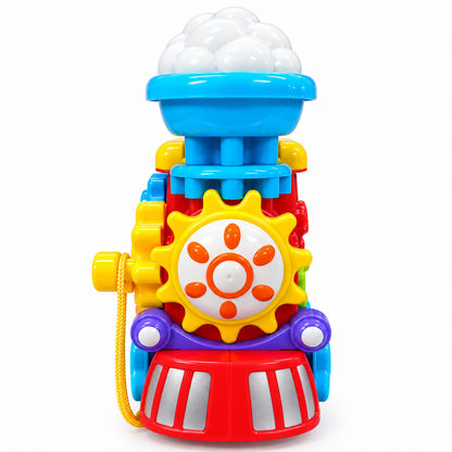 Five Star Roll & Assemble Animal Train Toy – Gear Connection Train with Light, Music & Spinning Animal Figures for Toddlers