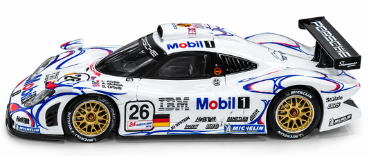 Trends Hobby Porsche 911 GT1 #26 LM 1998 Die-Cast Collectible Model Car – Mobil 1 Racing Livery