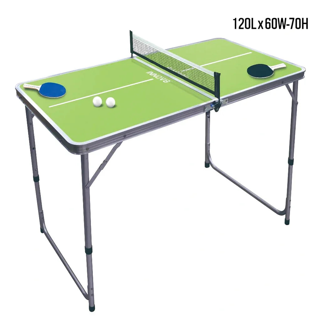 Innov8 Table Tennis Table, Foldable with Height Adjustable Legs, Easy Carry Design - Jaiman Toys