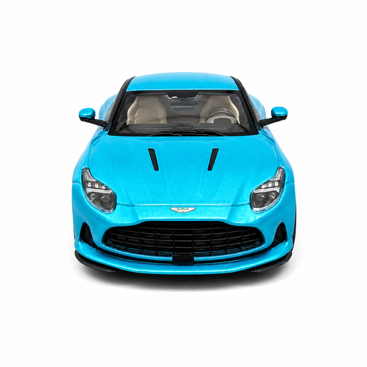 ATS Models 1:64 Aston Martin DB12 Pearl Blue Die-Cast Model Car | Official Licensed Luxury Sports Car Replica | Detailed Collectible Miniature Vehicle for Car Enthusiasts & Collectors