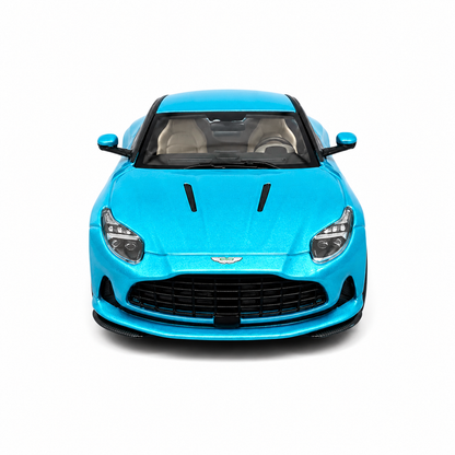 ATS Models 1:64 Aston Martin DB12 Pearl Blue Die-Cast Model Car | Official Licensed Luxury Sports Car Replica | Detailed Collectible Miniature Vehicle for Car Enthusiasts & Collectors