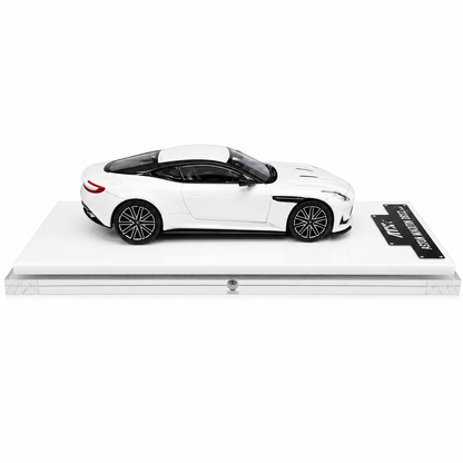 ATS Models 1:64 Aston Martin DB12 Pearl White Die-Cast Model Car | Official Licensed Luxury Sports Car Replica | Premium Detailed Collectible Miniature Vehicle for Car Enthusiasts & Collectors