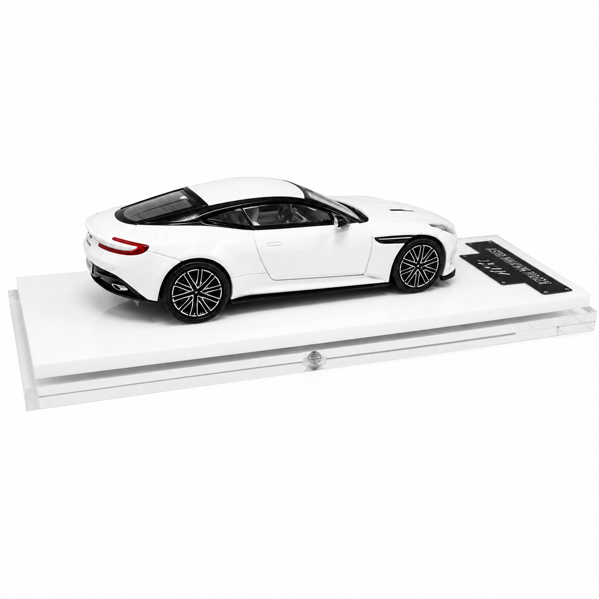 ATS Models 1:64 Aston Martin DB12 Pearl White Die-Cast Model Car | Official Licensed Luxury Sports Car Replica | Premium Detailed Collectible Miniature Vehicle for Car Enthusiasts & Collectors