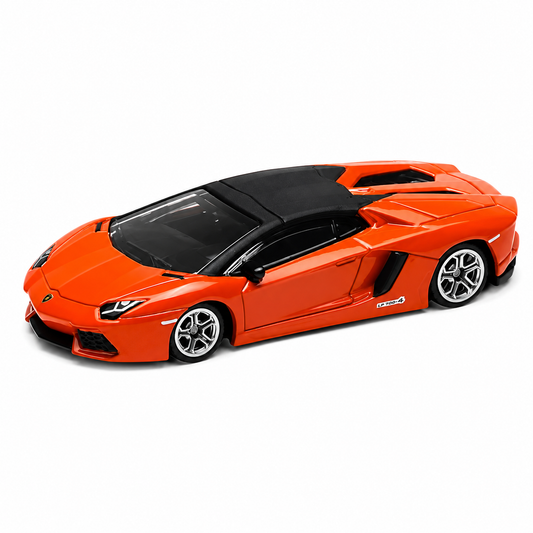 CCA 1:64 Lamborghini Aventador Roadster S02-01 Die-Cast Model Car | Premium Detailed Supercar Replica | Collectible Miniature Sports Car for Lamborghini Fans & Car Collectors
