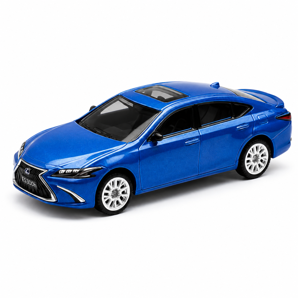CCA 1:64 Lexus ES300h L01-02 Blue Die-Cast Model Car | Premium Luxury Hybrid Sedan Miniature Replica with Detailed Interior & Realistic Exterior | Collectible Scale Car for Lexus Fans, Car Enthusiasts & Collectors