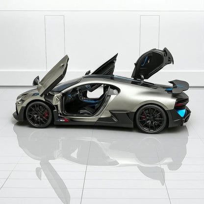 JOY JUNCTION 1:32 Bugatti Divo – Die-Cast Model Car -Grey (JJ248) - Jaiman Toys