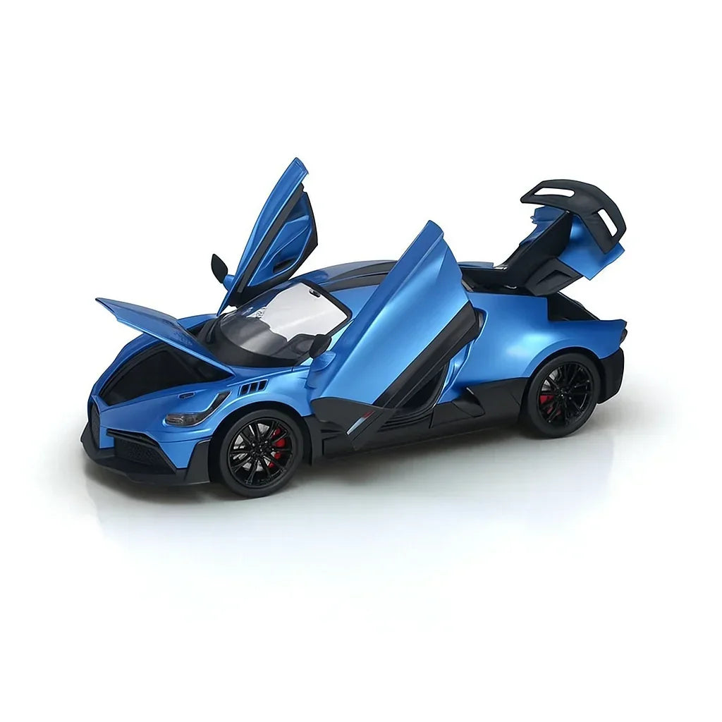 JOY JUNCTION 1:32 Bugatti Divo – Die-Cast Model Car -Blue (JJ248) - Jaiman Toys