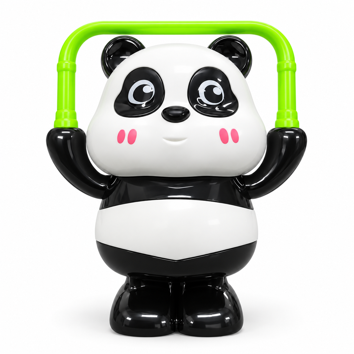 Mini Panda Roller Toy for Kids, Cute Wind-Up Rolling Panda Toy with Moving Action, Battery-Free Mechanical Animal Toy, Black & White Panda, Pack of 1