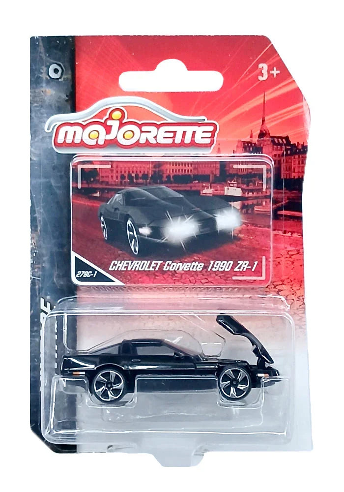 Majorette Street Cars  Vintage Chevrolet Corvette 1990 ZR-1 - Black