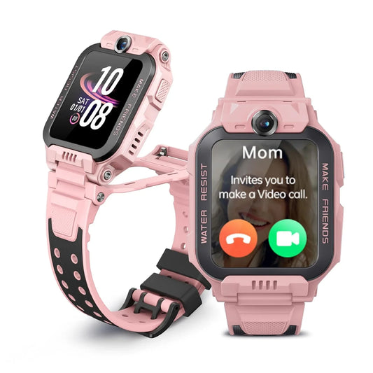 imoo Kids Watch Phone Z7 [4G Cellular + GPS + Health], 4G Smartwatch, HD Video & Voice Call, GPS Enabled with 14 Days Historical Track, Kids Emotion. - Jaiman Toys