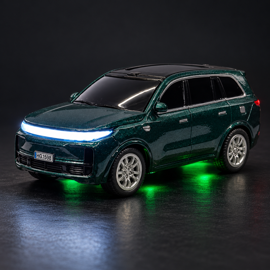 TRASPEED 1:64 Mini RC SUV – Metallic Green, Metal Body & App Control