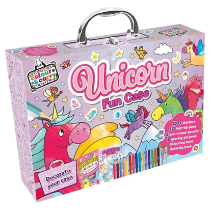 Colour and Carry Unicorn Fun Colouring Set - Jaiman Toys