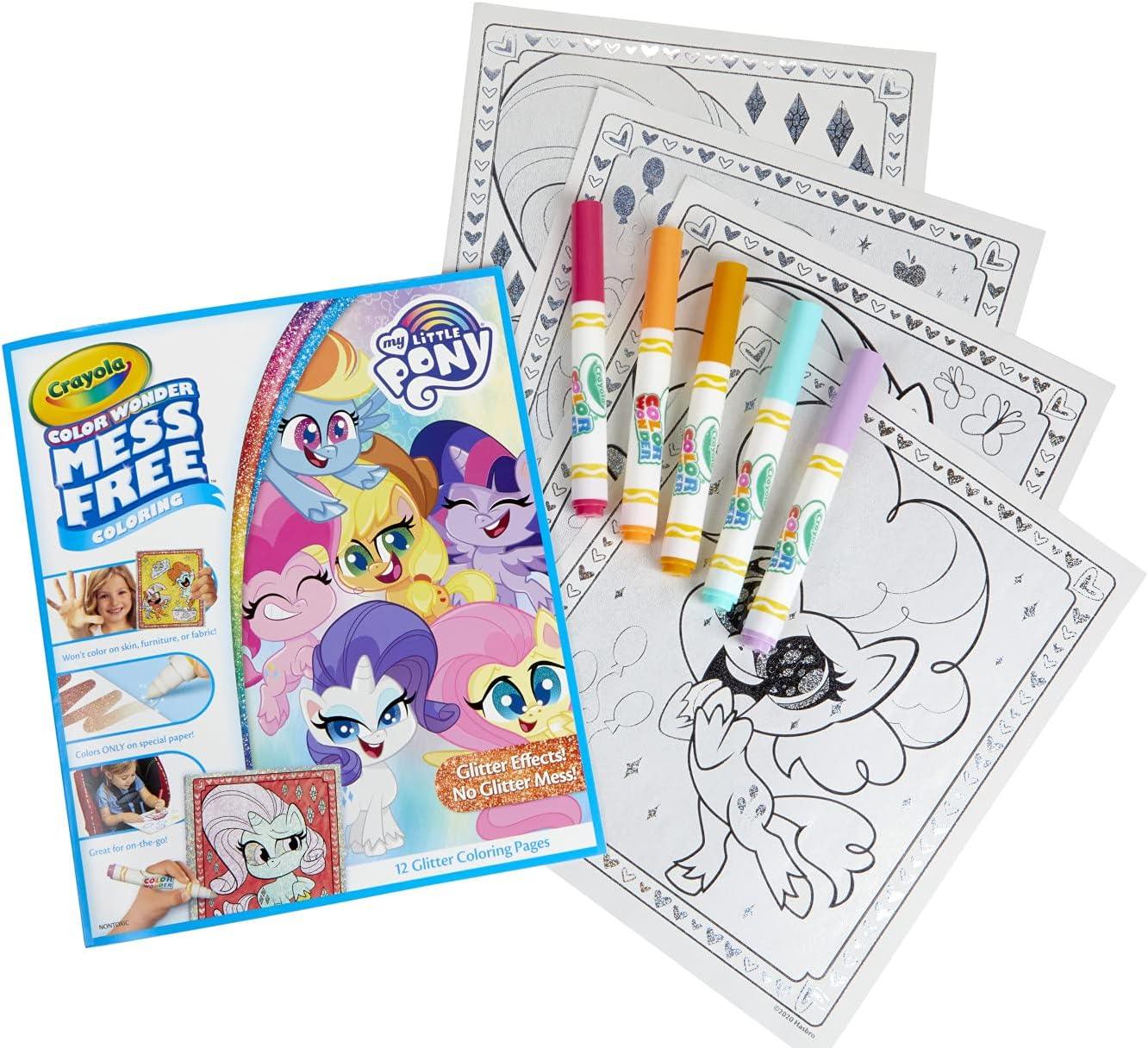 Crayola Color Wonder Mess Free My Little Pony Glitter Paper & Marker Regular price - Jaiman Toys