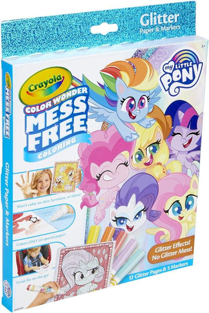 Crayola Color Wonder Mess Free My Little Pony Glitter Paper & Marker Regular price - Jaiman Toys
