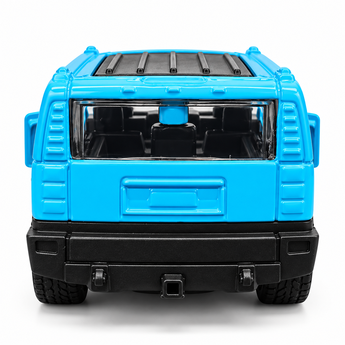 Road Burner Diecast Metal SUV Toy Car 1:39 Scale Model – Blue Off-Road SUV Collectible with Openable Doors, Pull-Back Action, Metal Body | Collectible Toy Car for Kids Ages 3+