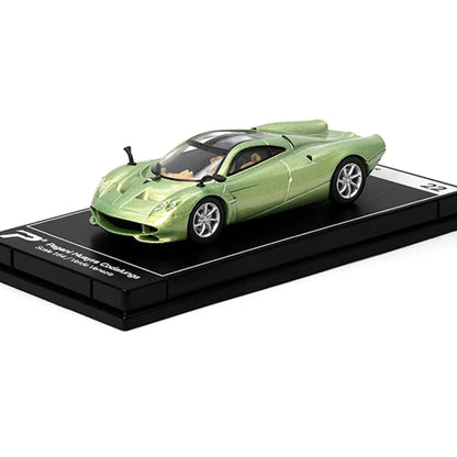 PosterCars 1:64 Pagani Huayra Codalunga – Verde Venezia | Hypercar League Collection No.22 Diecast Model - Jaiman Toys