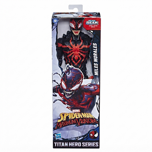 MARVEL Universe Inspired Spider-Man Maximum Venom Titan Hero Miles Morales Action Figure, Ages 4 And Up