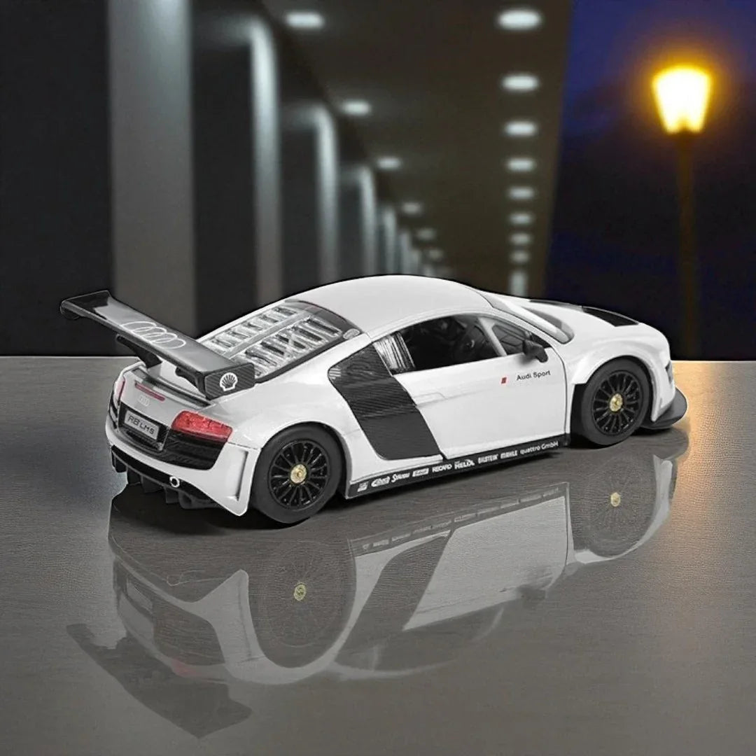 Rastar 1:24 Audi R8 LMS Die-Cast Model – White | Openable Doors (56100) - Jaiman Toys