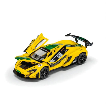 Joy Junction 1:24 McLaren P1 GTR Diecast Model Car – Yellow (JJ252) - Jaiman Toys