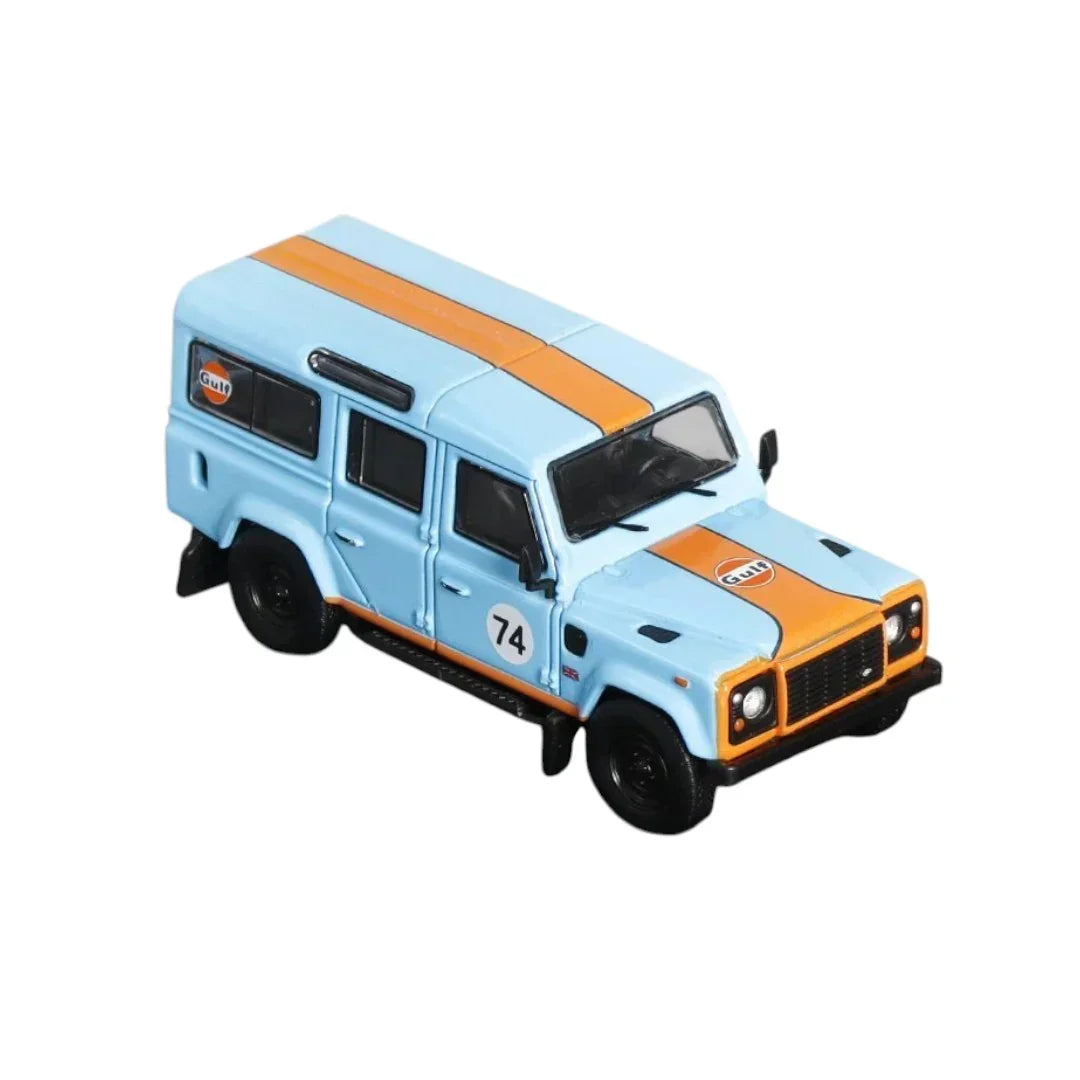Master 1:64 Land Rover Defender 110 Gulf Muddy Diecast Model Car in box Master 1:64 Land Rover Defender 110 Gulf Muddy Diecast Model Car in box