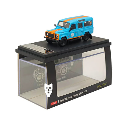 MASTER 1:64 Land Rover Defender 110 – Gulf Livery Diecast Model Car