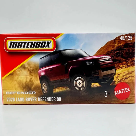 MATCHBOX 2020 Land Rover Defender 90 1:64 Diecast SUV – Mattel Off-Road Adventure Collectible Car (46/125)