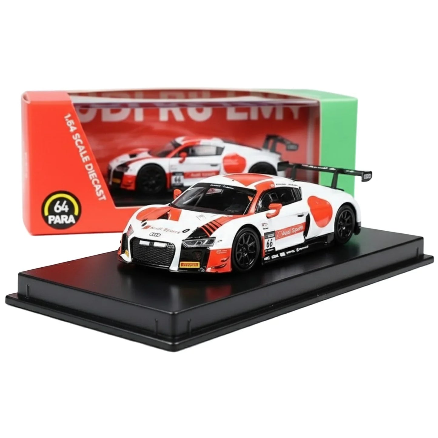 PARA64 1:64 Audi R8 LMS #66 WRT 2018 Suzuka 10 Hours Diecast Model Car