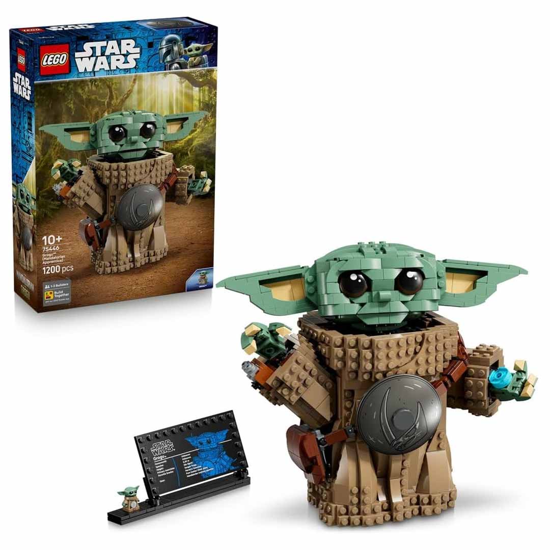 LEGO 75446 Star Wars Grogu (Mandalorian Apprentice) Toy - Display Figure Model Kit w/Beskar Armour for Kids' Room Decor - Gift Idea for 10+ Year Old Boys, Girls