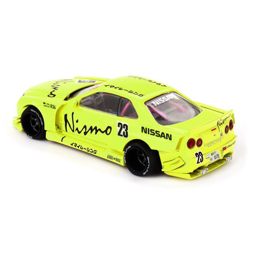 Mini GT 1:64 Scale Nissan Skyline GT-R R34 Kaido Works V4 Diecast Scale Model Car | Collectible Model