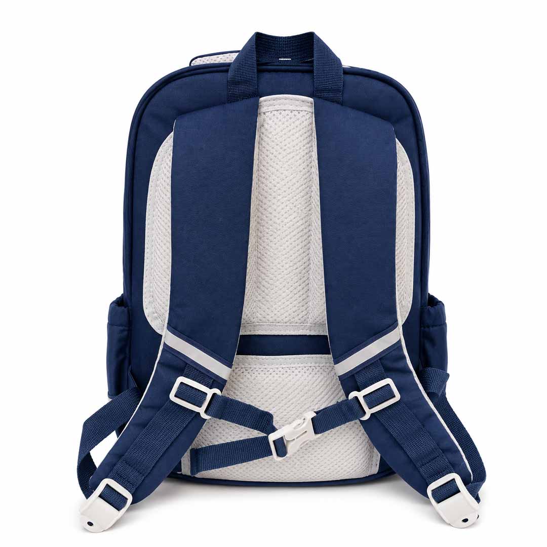 State Dinosaur School Backpack for Kids 38cm | Lightweight Multi-Compartment School Bag with Reflective Strips, Padded Back Support & Side Bottle Pockets