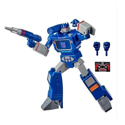 Transformers R.E.D. Soundwave 6-inch Action Figure with G1-Inspired Accessories - Non-Converting Figure