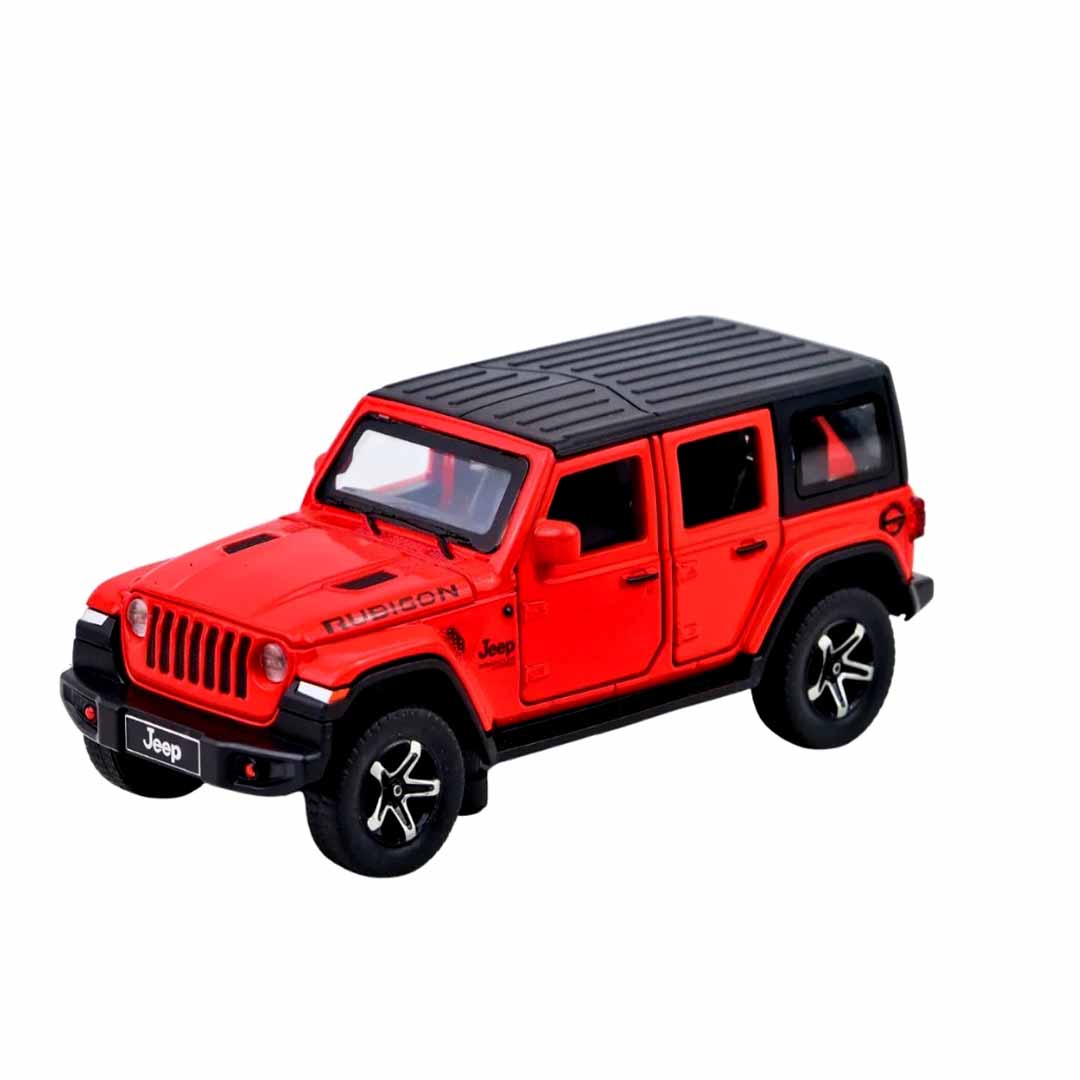 Joy Junction Jeep Wrangler Rubicon 1:32 Scale Die-Cast SUV Model Car – Alloy Metal Pull Back Toy Vehicle