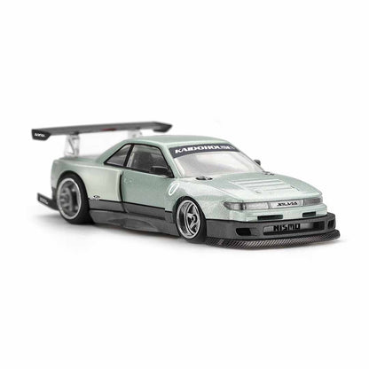 Kaido House x MINI GT Nissan Silvia S13-R Kaido Works V1 #232 1:64 Die-Cast Model Car