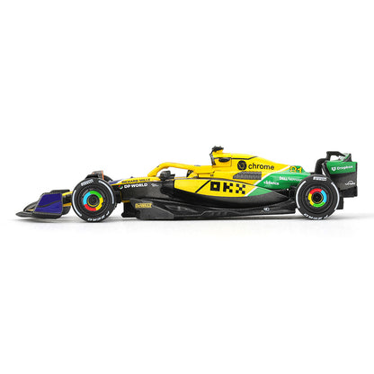 MINI GT 1:64 (Blister Pack) McLaren MCL38 #81 2024 F1 Monaco GP 2nd Place Oscar Piastri Die-Cast Model Car – 1165