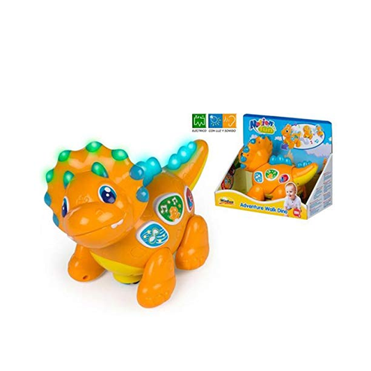 Adventure Walk Dino: Interactive Walking Dinosaur Toy with Lights, Sounds, and Moving Features for Toddlers  Age 24 Months