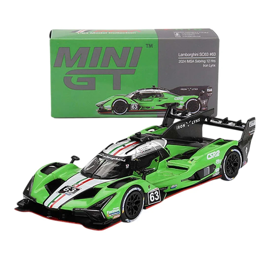 Lamborghini SC63 #63 Iron Lynx 2024 IMSA Sebring 12 Hrs - Jaiman Toys