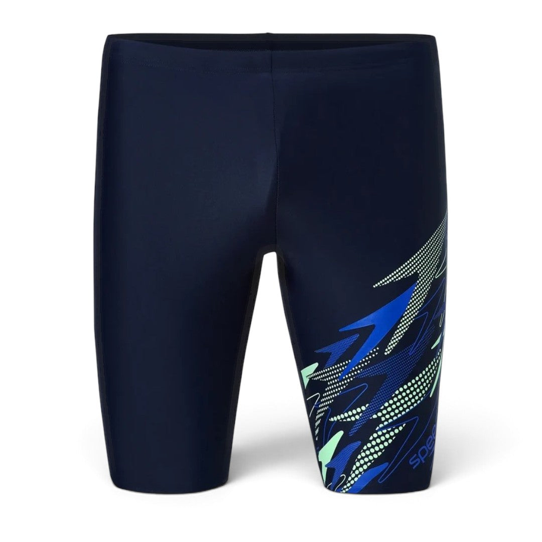 Speedo Medley Jammer Men's Swimming Jammer True Navy | Chlorine-Resistant Performance Swim Shorts with UPF Protection
