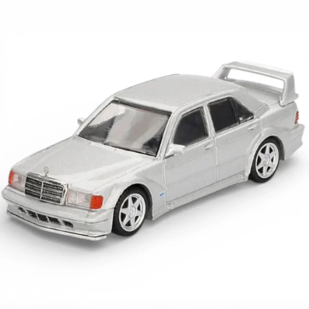 Mini GT 1:64 Racing Duo – Subaru Impreza WRC98 #3 – 1998 Rally Monte Carlo 3rd Place Blue &  Mercedes-Benz 190E 2.5-16 Evolution II Astral Silver Diecast Models