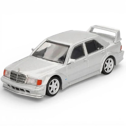 Mini GT 1:64 Racing Duo – Subaru Impreza WRC98 #3 – 1998 Rally Monte Carlo 3rd Place Blue &  Mercedes-Benz 190E 2.5-16 Evolution II Astral Silver Diecast Models