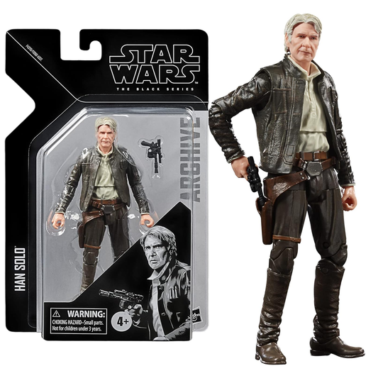 STAR WARS The Black Series Archive Han Solo Toy 6-Inch-Scale The Force Awakens Collectible Action Figure