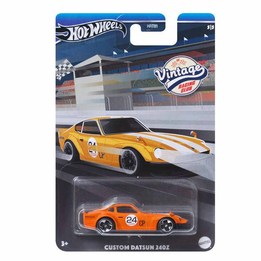 Hot Wheels 1:64  Vintage Racing Club Custom Datsun 240Z Diecast Car | Premium Collectible Model Car