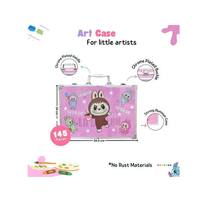 Unicorn Art Set – 145+ Piece Drawing & Painting Kit for Kids 5+ (LABUBU) - Jaiman Toys